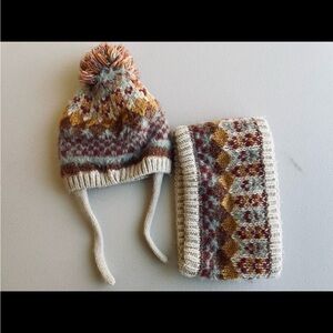 Zara Kids Hat & Scarf set 1-3 yr old